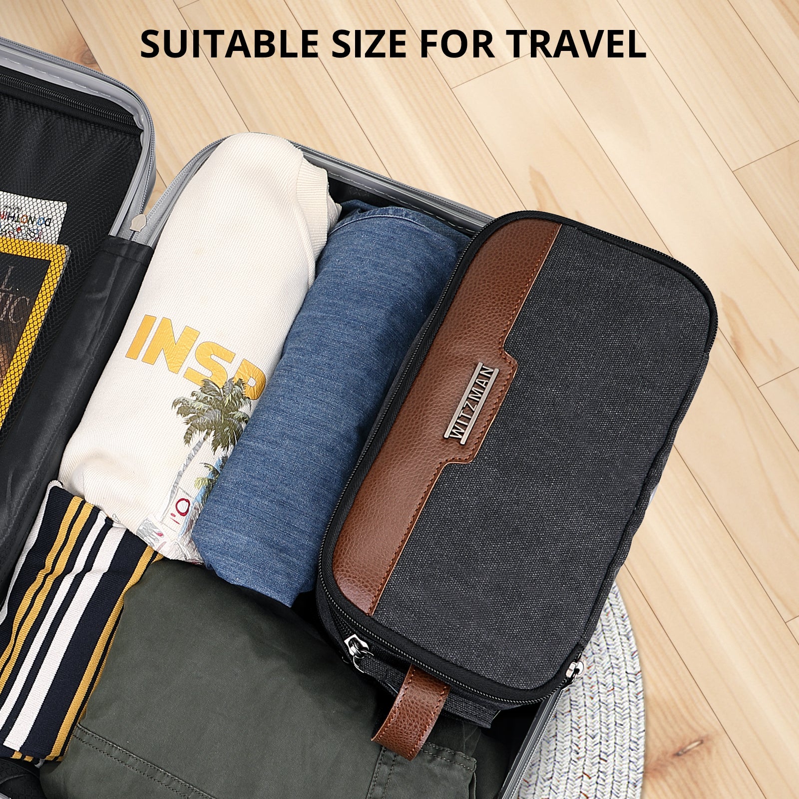 Black Toiletry Bag travel bag