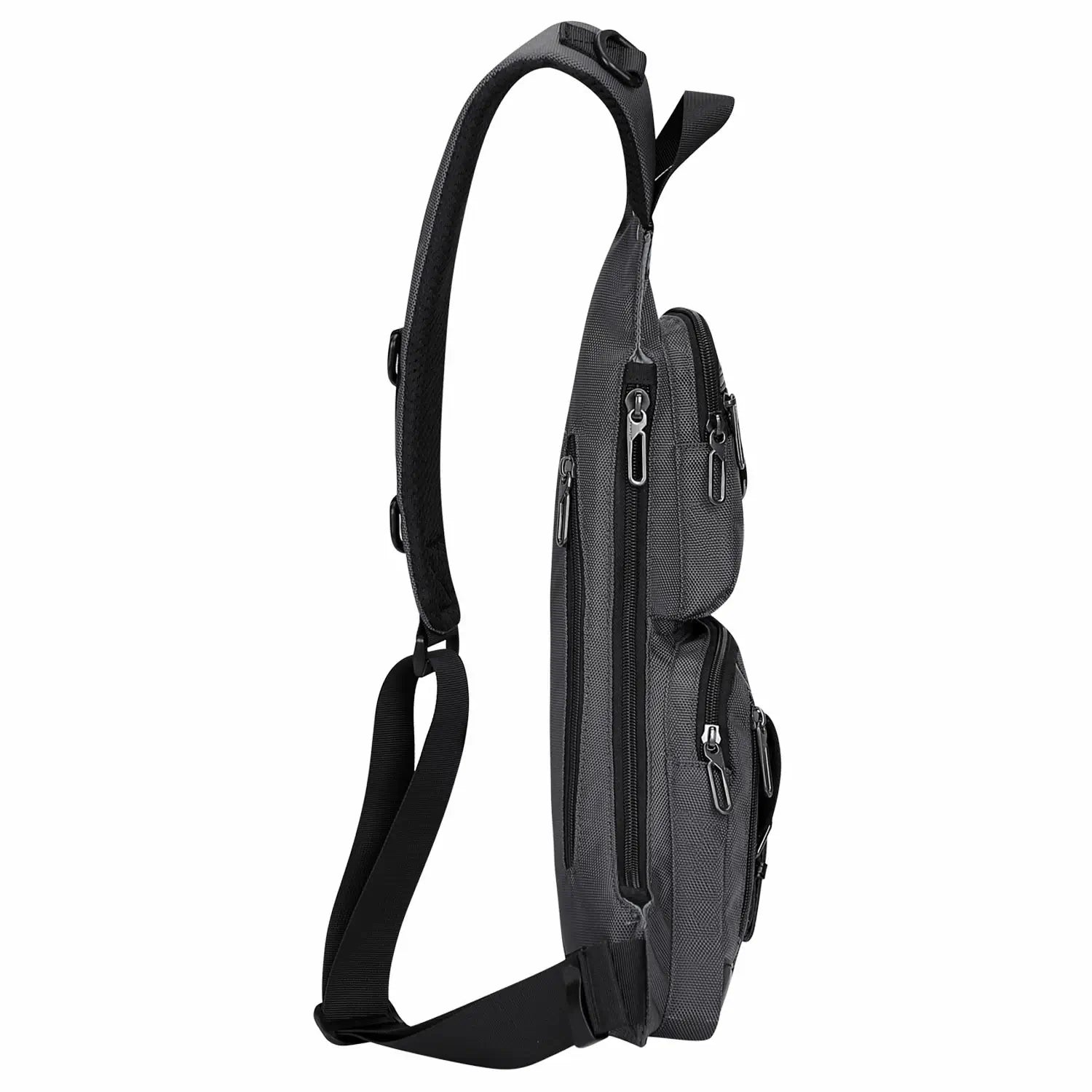witzman b702 travel sling bag sliver grey