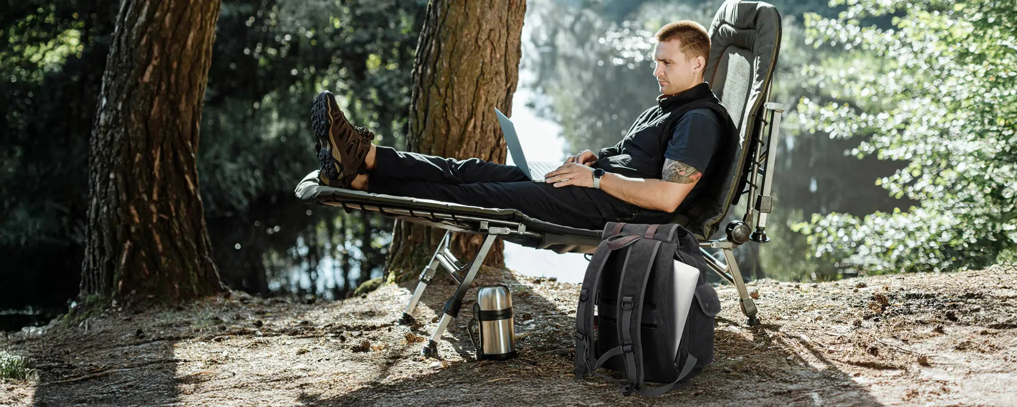 canvas travel backpack for men for work