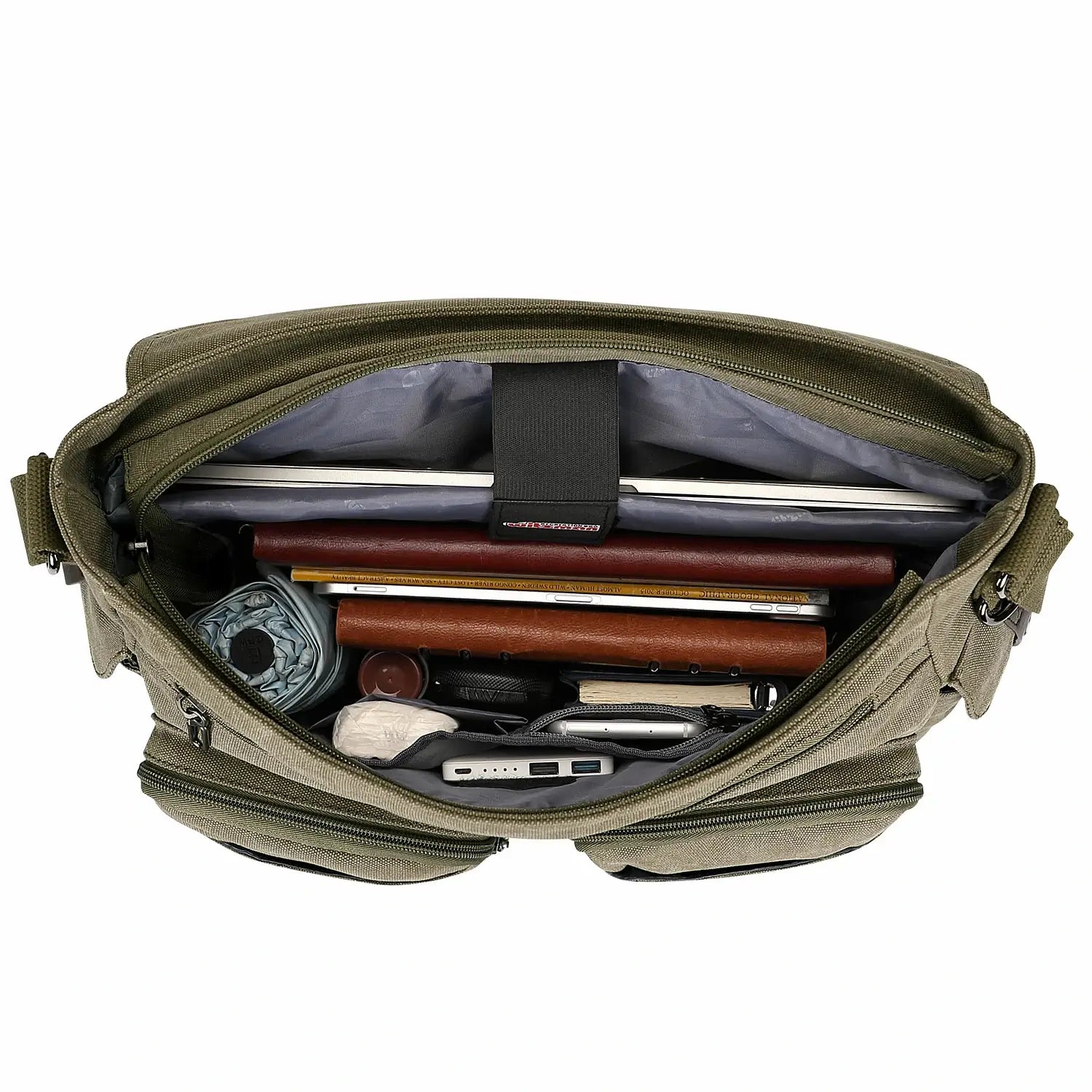 postman bag for men green messenger bag witzman large carry on canvas bag #color_green