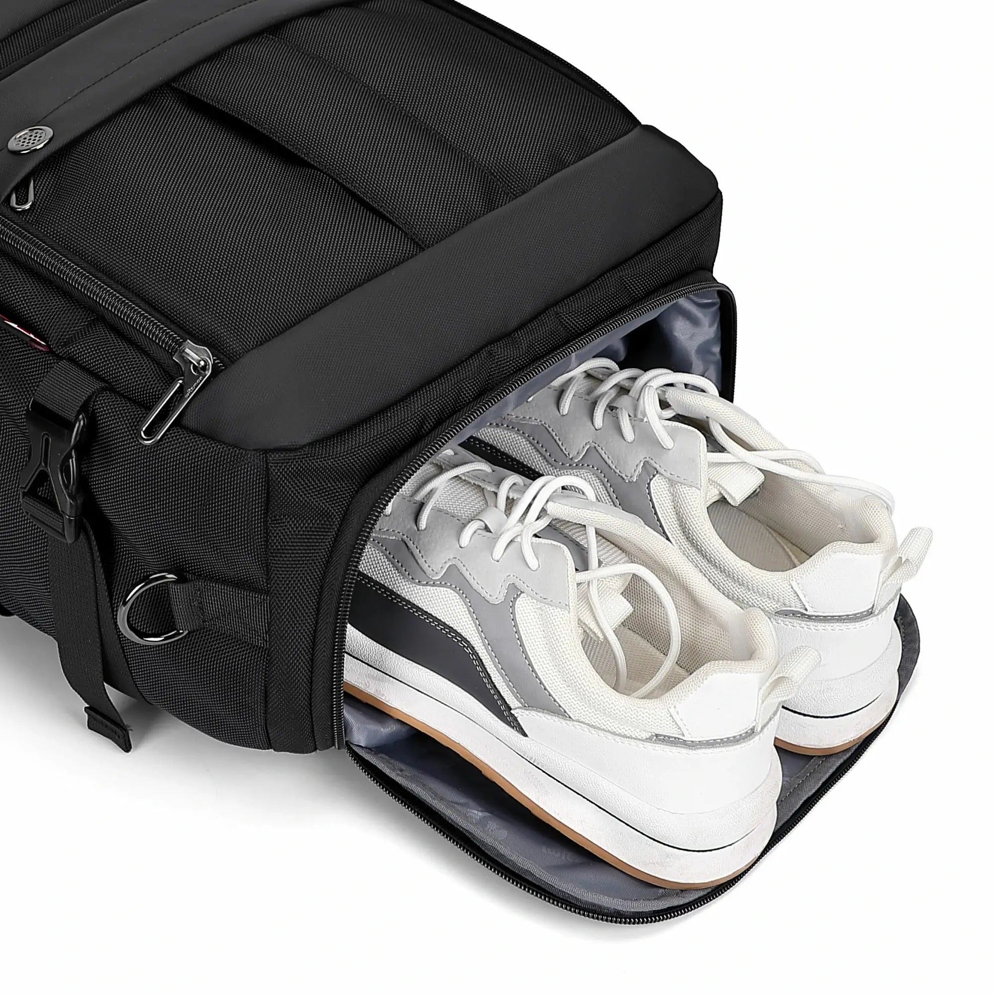 Sac à dos de voyage en nylon noir pour homme