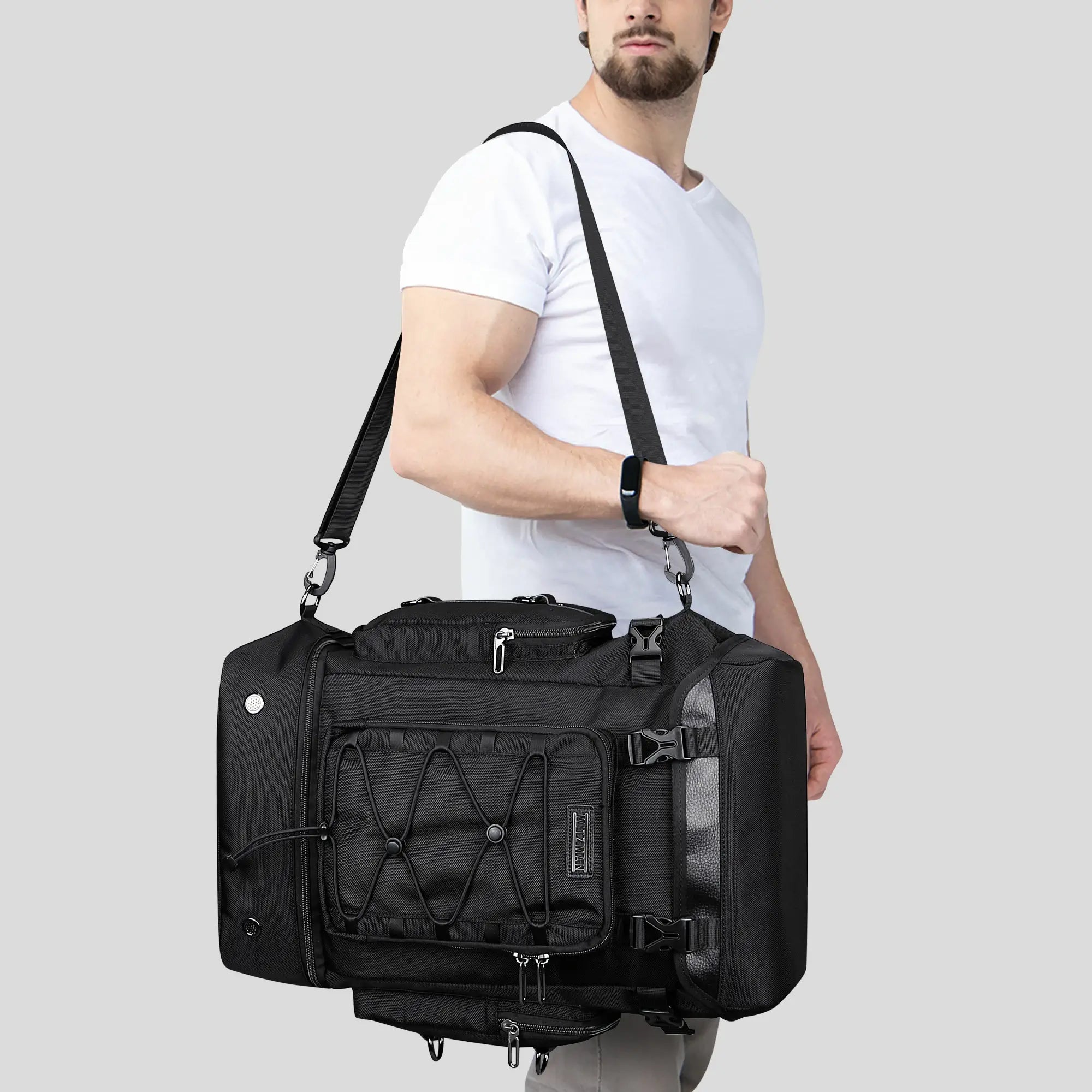 B691 witzman travel backpack for men large nylon carry on backpack laptop bag weekender bag Shoe compartment BEST PACK SHOLDER BAG