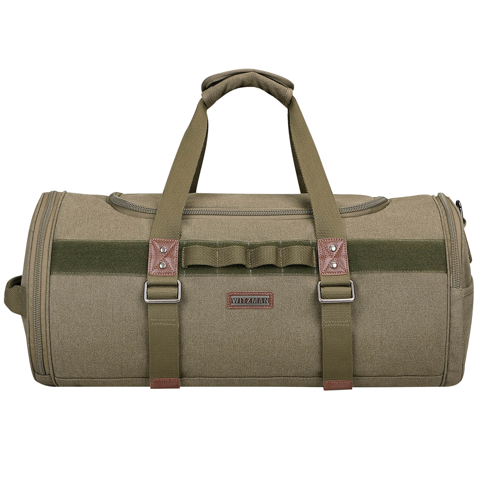 Army Green Canvas Large Travel Duffel Bags