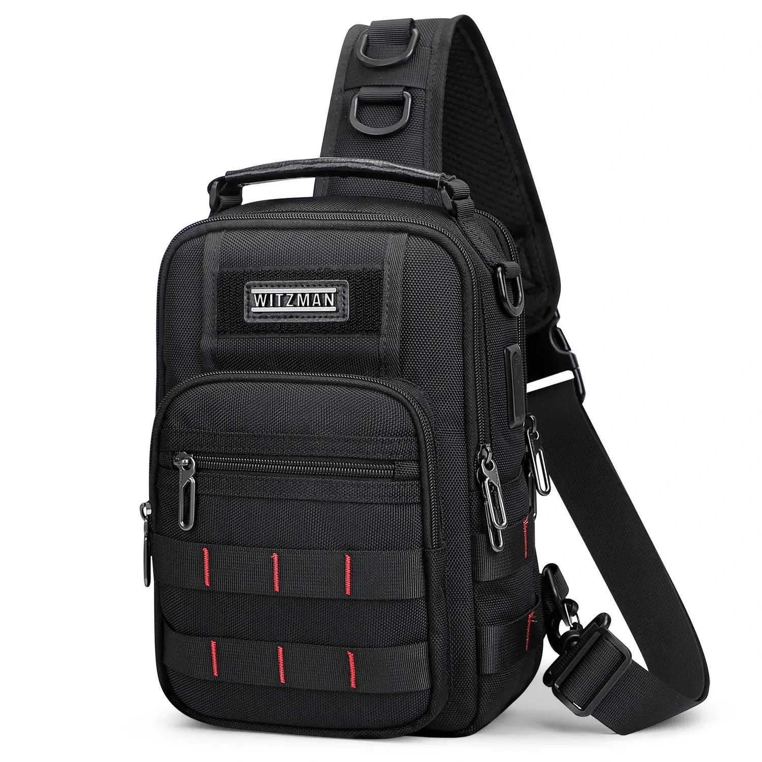 Men’s Nylon Sling Chest Bag Crossbody Casual Daily Bag B730