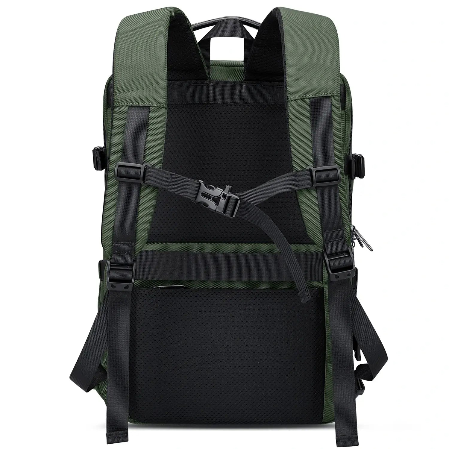 WITZMAN army green nylon travel backpack for men b716