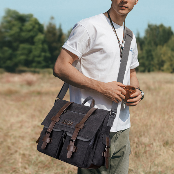 messenger bag  postman bag canvas for men