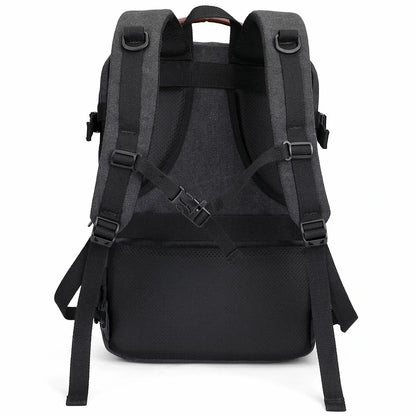 Men’s Canvas Travel Backpack TSA Vintage Carry-On Bag A8012