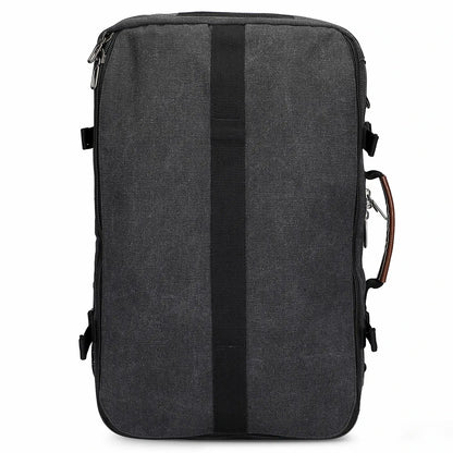 Convertible 40L travel backpack with USB port and 18+ compartments, fits 17 inch laptop, ideal for men and women a8013 best black backpack