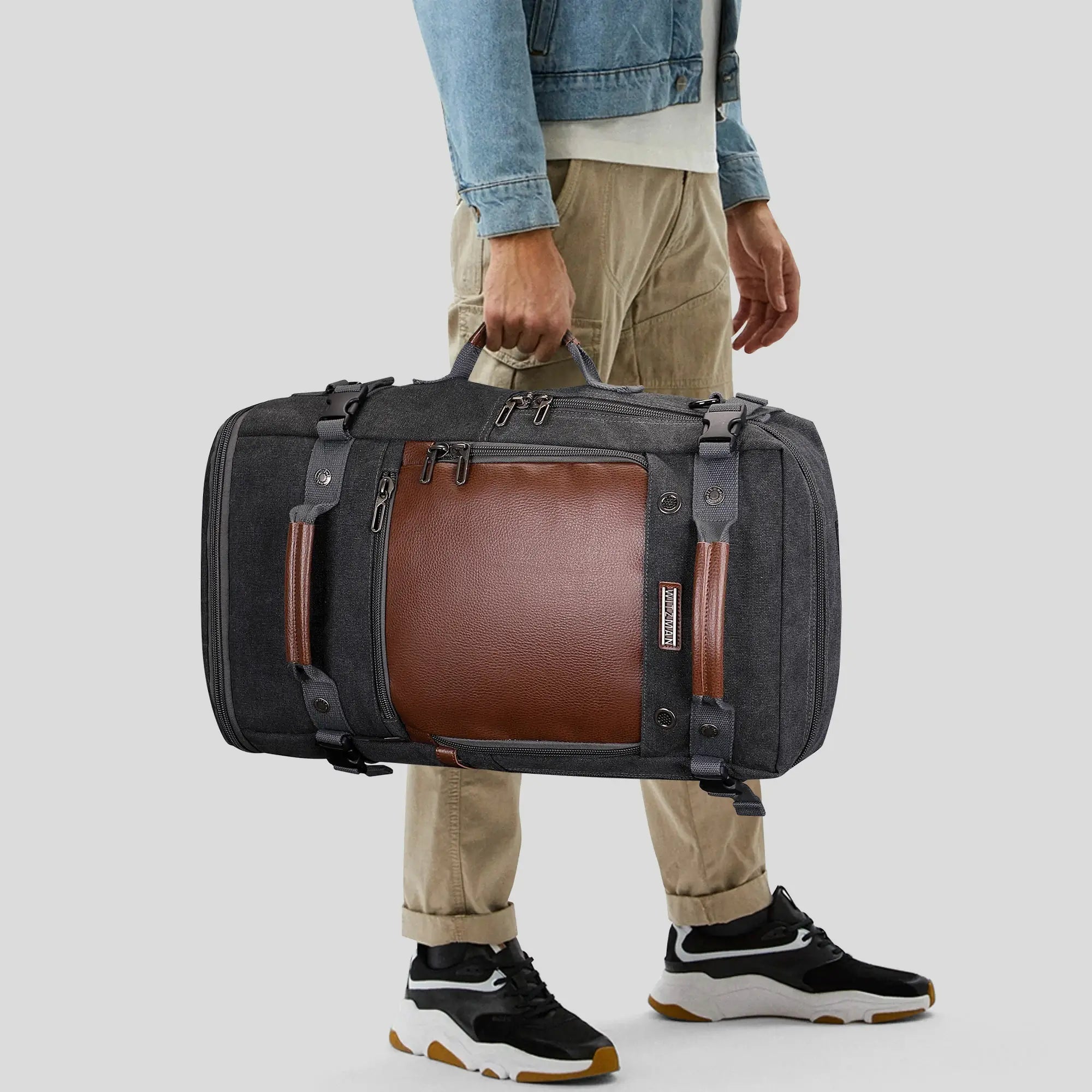 Sac à dos de voyage en toile pour homme 22,5 pouces 