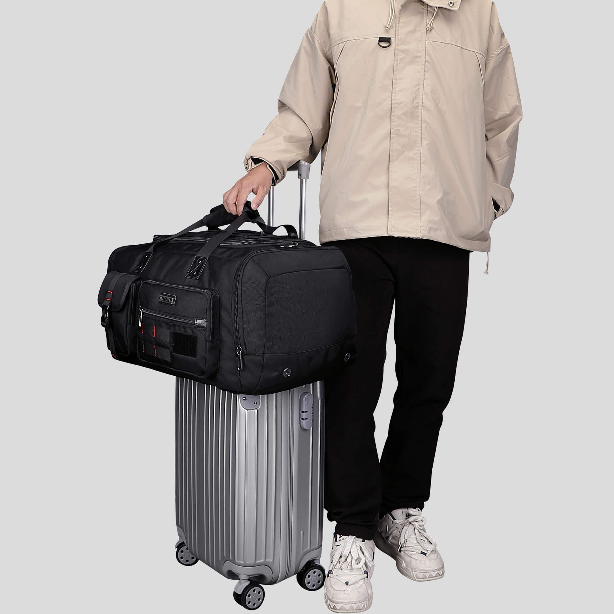 Große Reisetaschen mit Schuhfach Einkaufstasche 