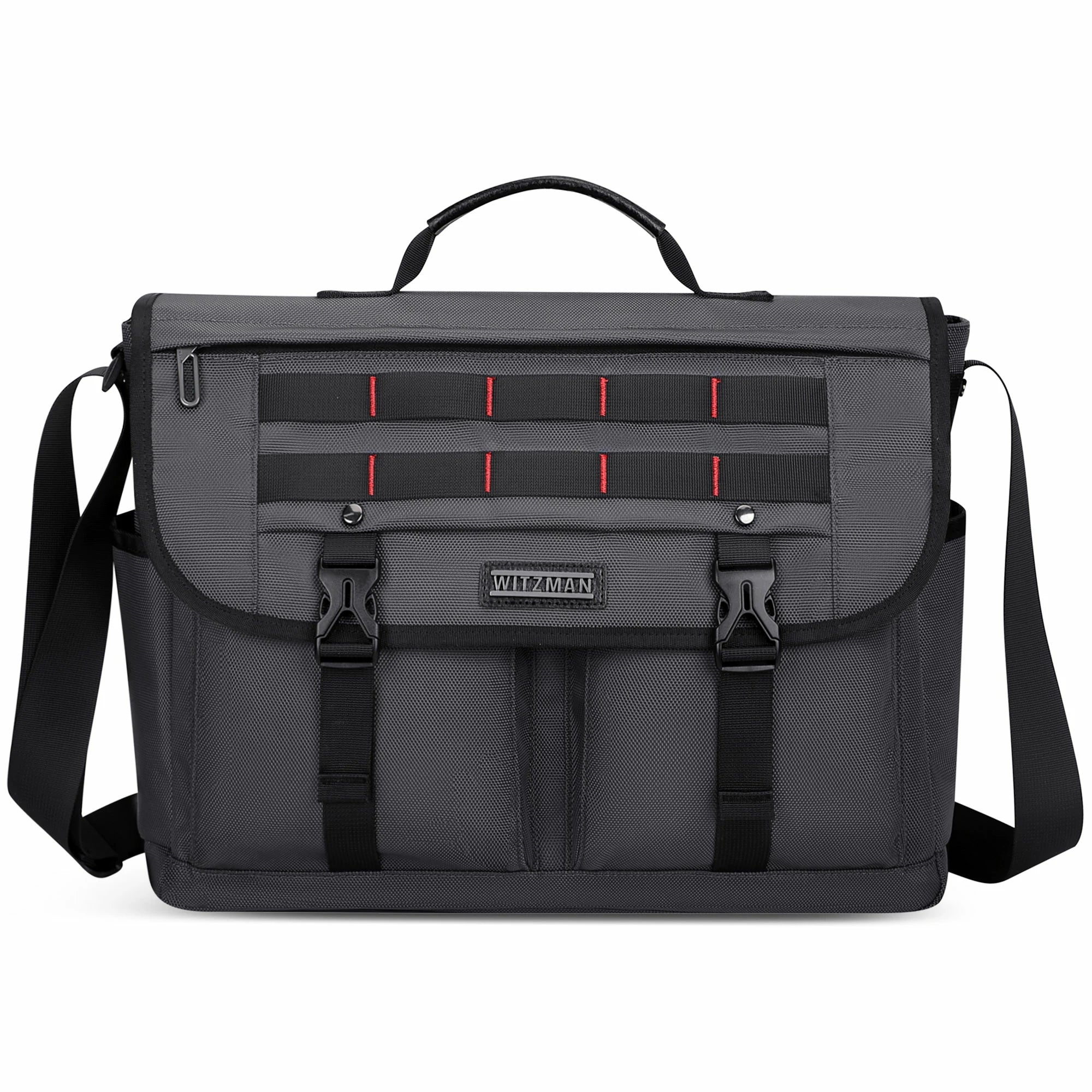 Business travel messenger bag witzman b701 #color_grey