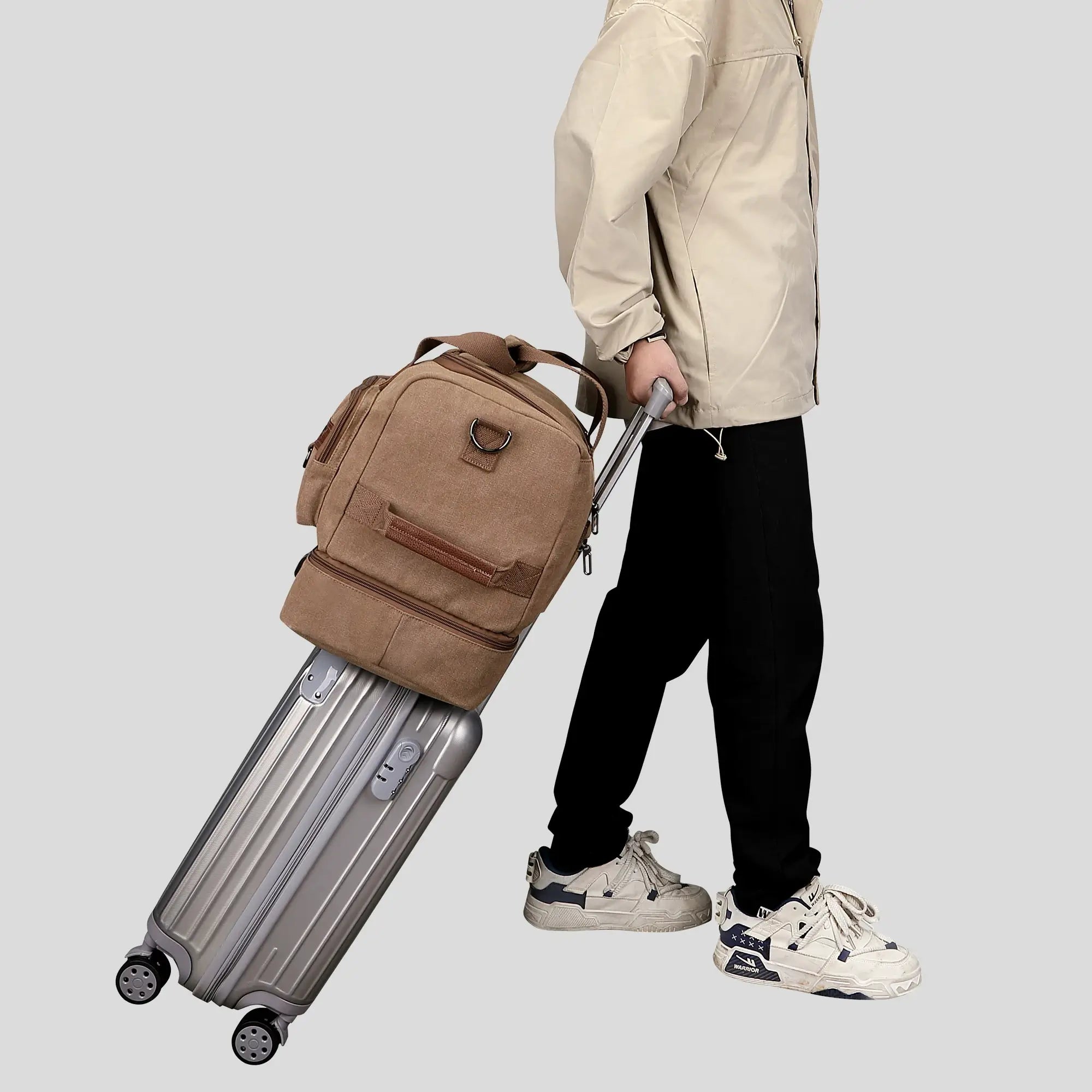 Canvas Weekender Duffel Bags Large-Capacity A8010