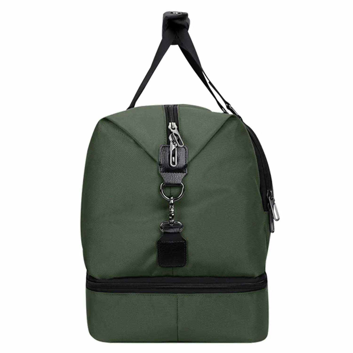 Large weekender duffle bag witzman b696 #color_green