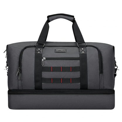 Large weekender duffle bag witzman b696 #color_grey