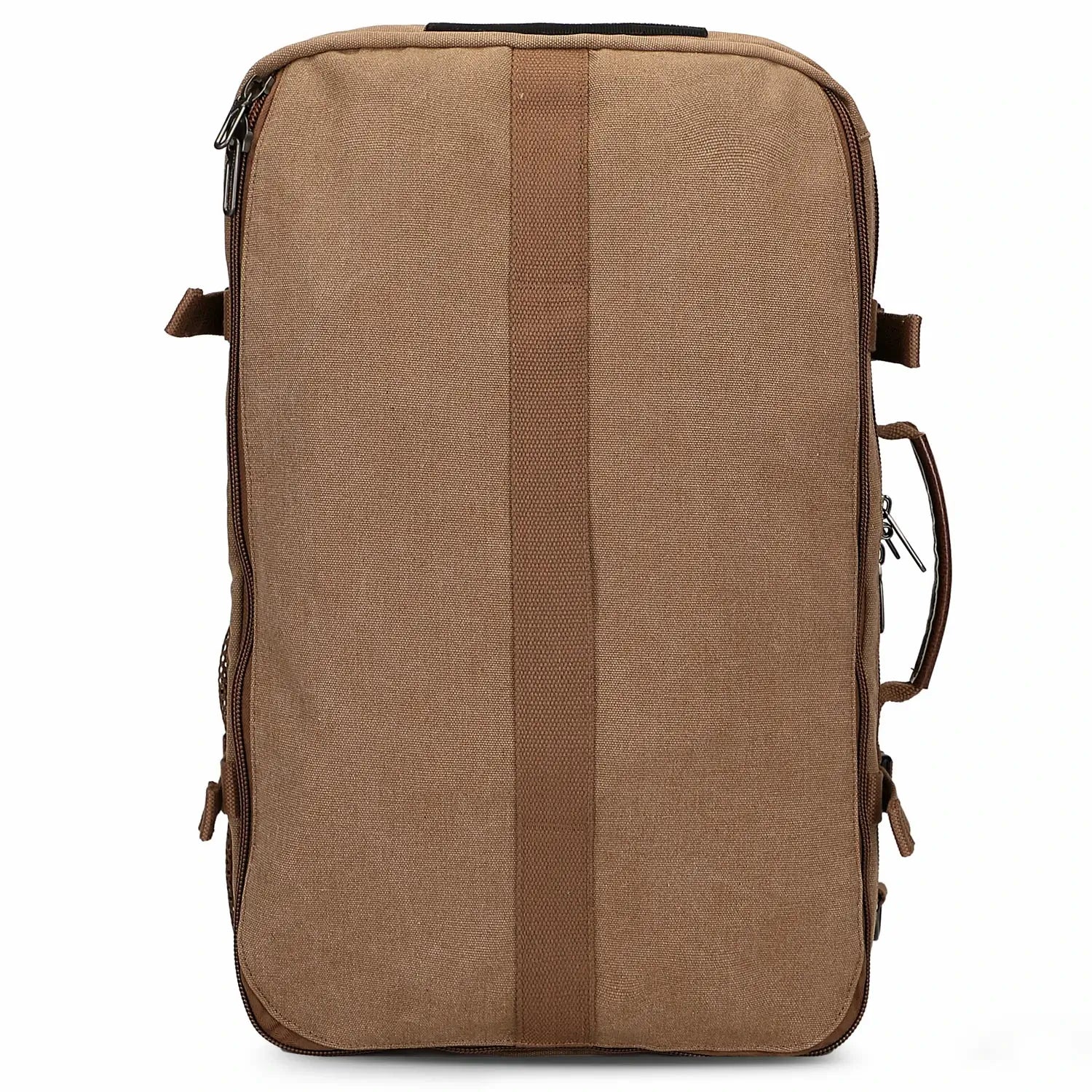 Convertible 40L travel backpack with USB port and 18+ compartments, fits 17 inch laptop, ideal for men and women a8013 brown backpacks