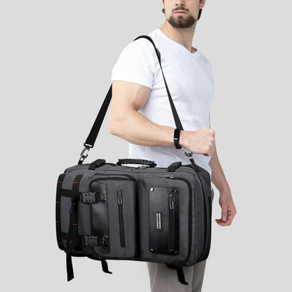 Carry On Travel Backpack for Men Nylon Bag 45L #color_grey