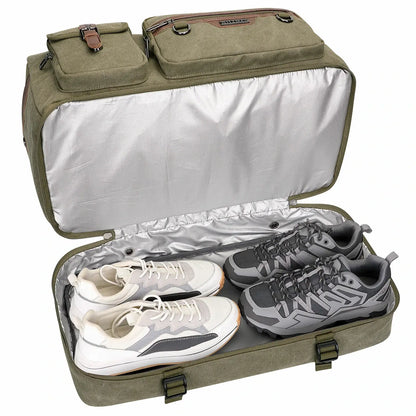 Fashion Vintage Canvas Large Travel Bag duffle bags witzman a8010 #color_green