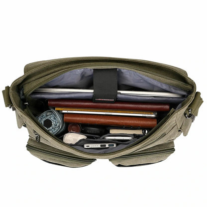 postman bag for men green messenger bag witzman large carry on canvas bag #color_green