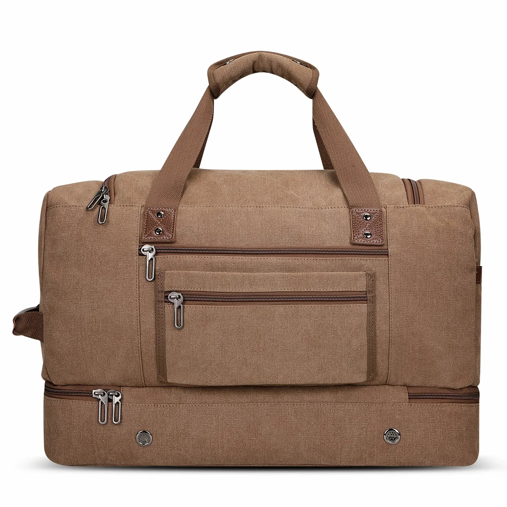 Canvas Weekender Duffel Bags Large-Capacity A8010