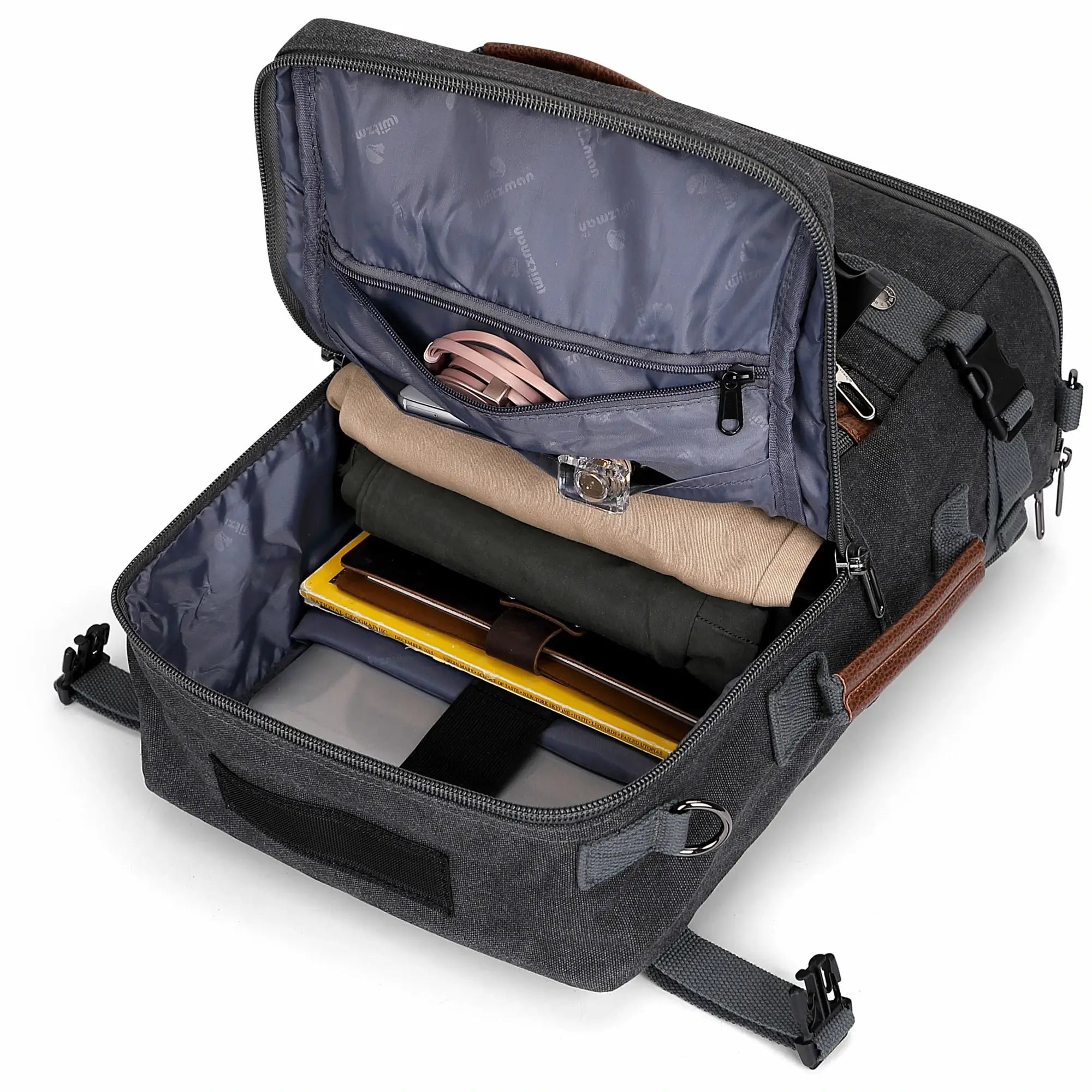 Sac à dos de voyage en toile pour homme 22,5 pouces 