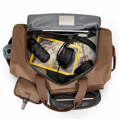 Canvas Weekender Duffel Bags Large-Capacity A8010