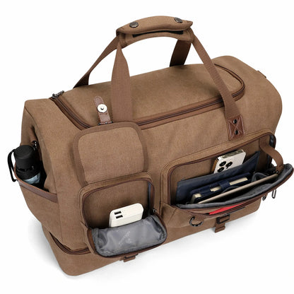 Canvas Weekender Duffel Bags Large-Capacity A8010