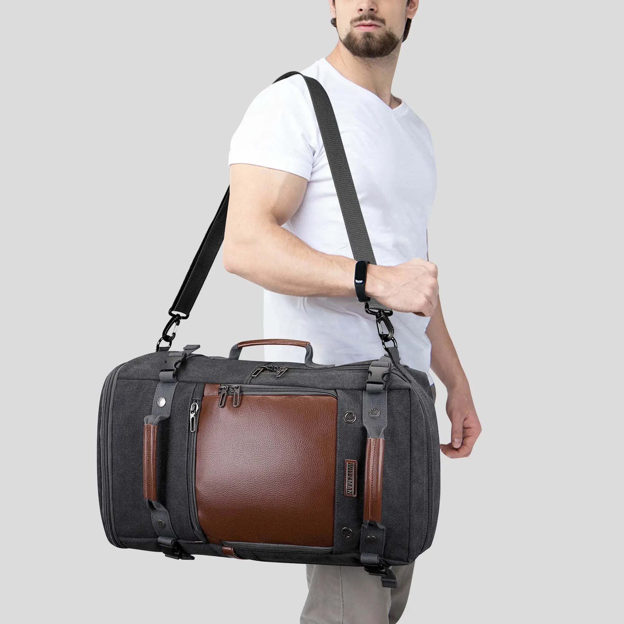 Sac à dos de voyage en toile pour homme 22,5 pouces 