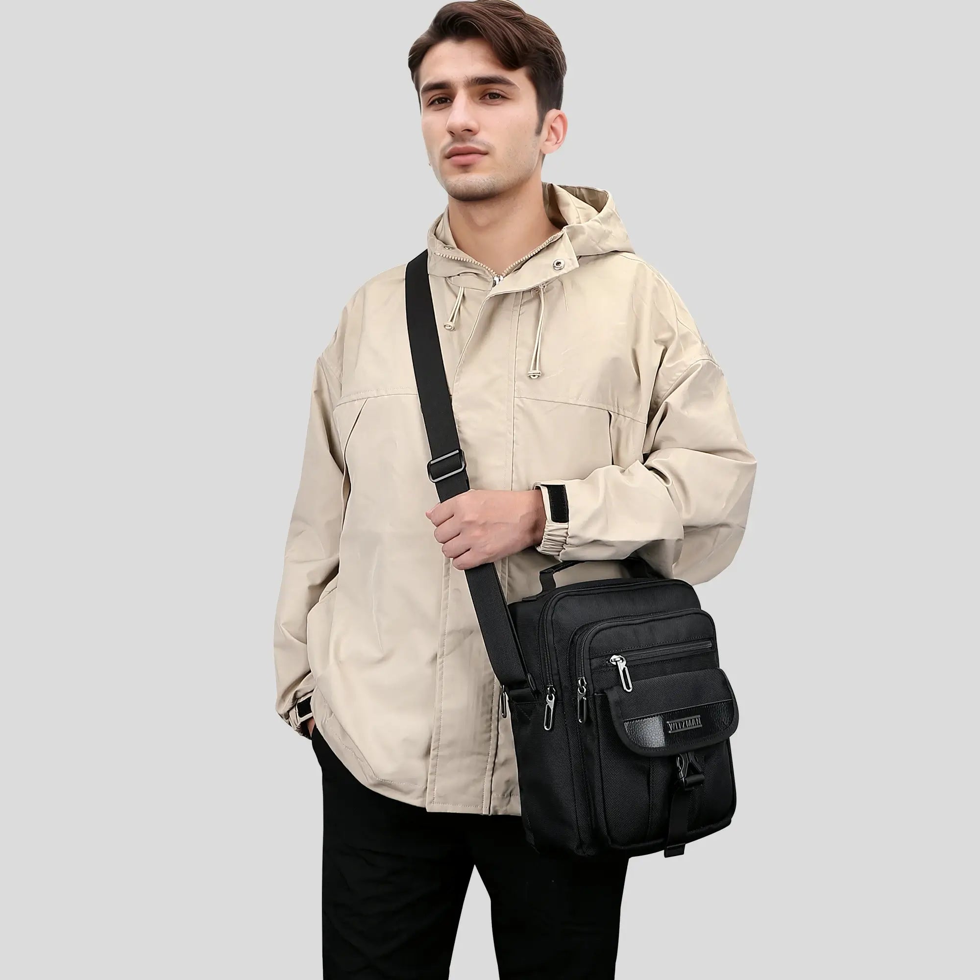 Bolso de hombro de viaje ligero, pequeño y casual, ideal para el trabajo y los viajes.