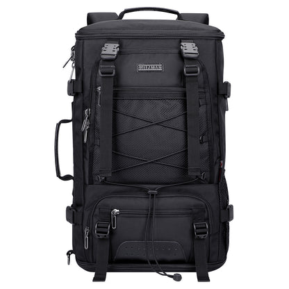 Black Nylon Travel Backpack