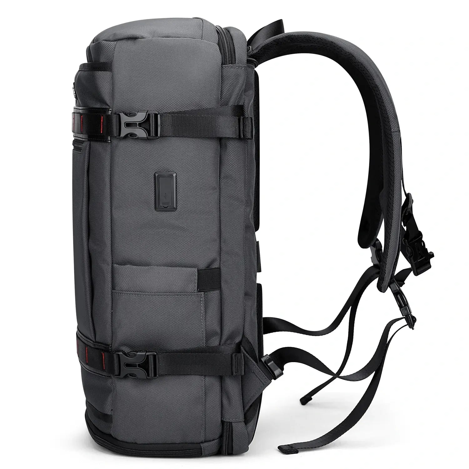 WITZMAN 35L sliver grey travel backpack for men nylon