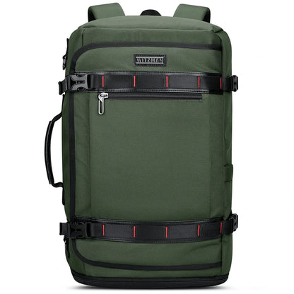 WITZMAN 35L army green travel backpack for men nylon carry on bag 