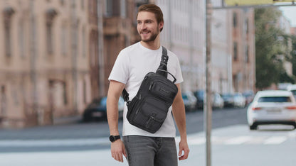 Lightweight Convertible Travel Sling Bag Backpack B698