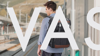 Canvas 3‑in‑1 Carry on Travel Backpack A6617-3