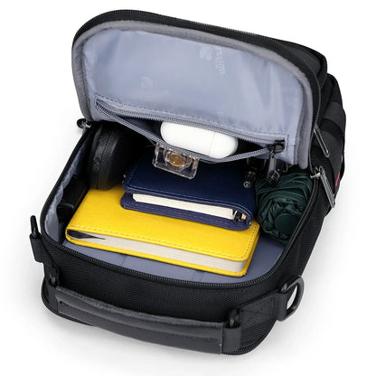 Men’s Nylon Sling Chest Bag Crossbody Casual Daily Bag B730