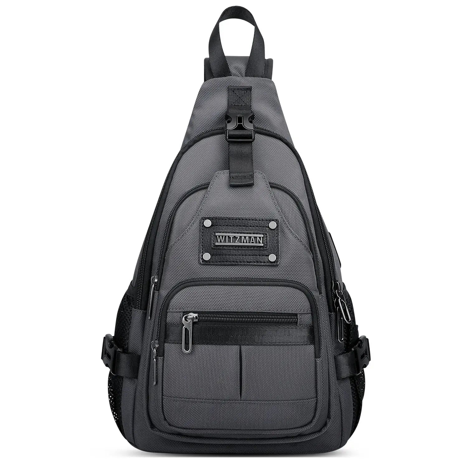 Casual Nylon Chest Bag Triangular Crossbody Sling Bags For Men B735