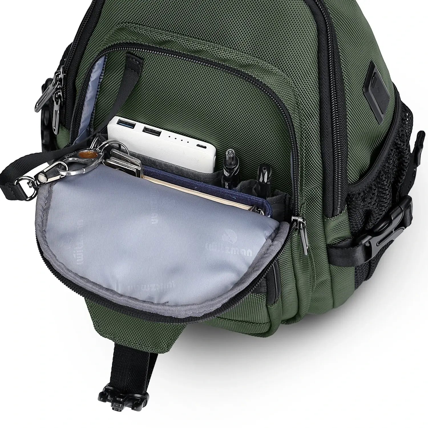 Casual Nylon Chest Bag Triangular Crossbody Sling Bags For Men B735