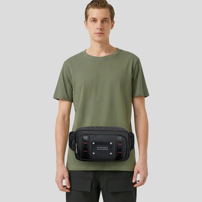 Men’s Nylon Fanny Pack Cycling Waist Bag B732