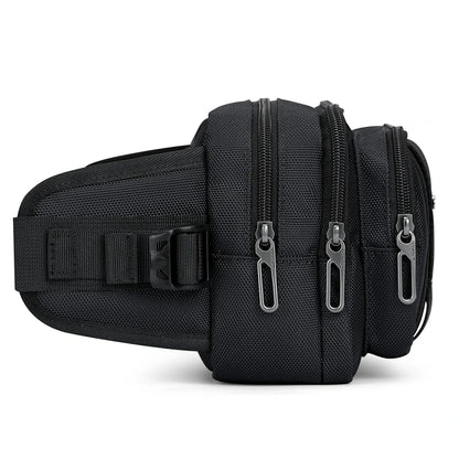 Men’s Nylon Fanny Pack Cycling Waist Bag B732
